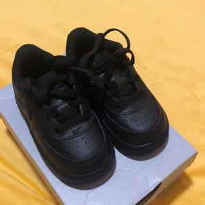Toddler Black Air Forces